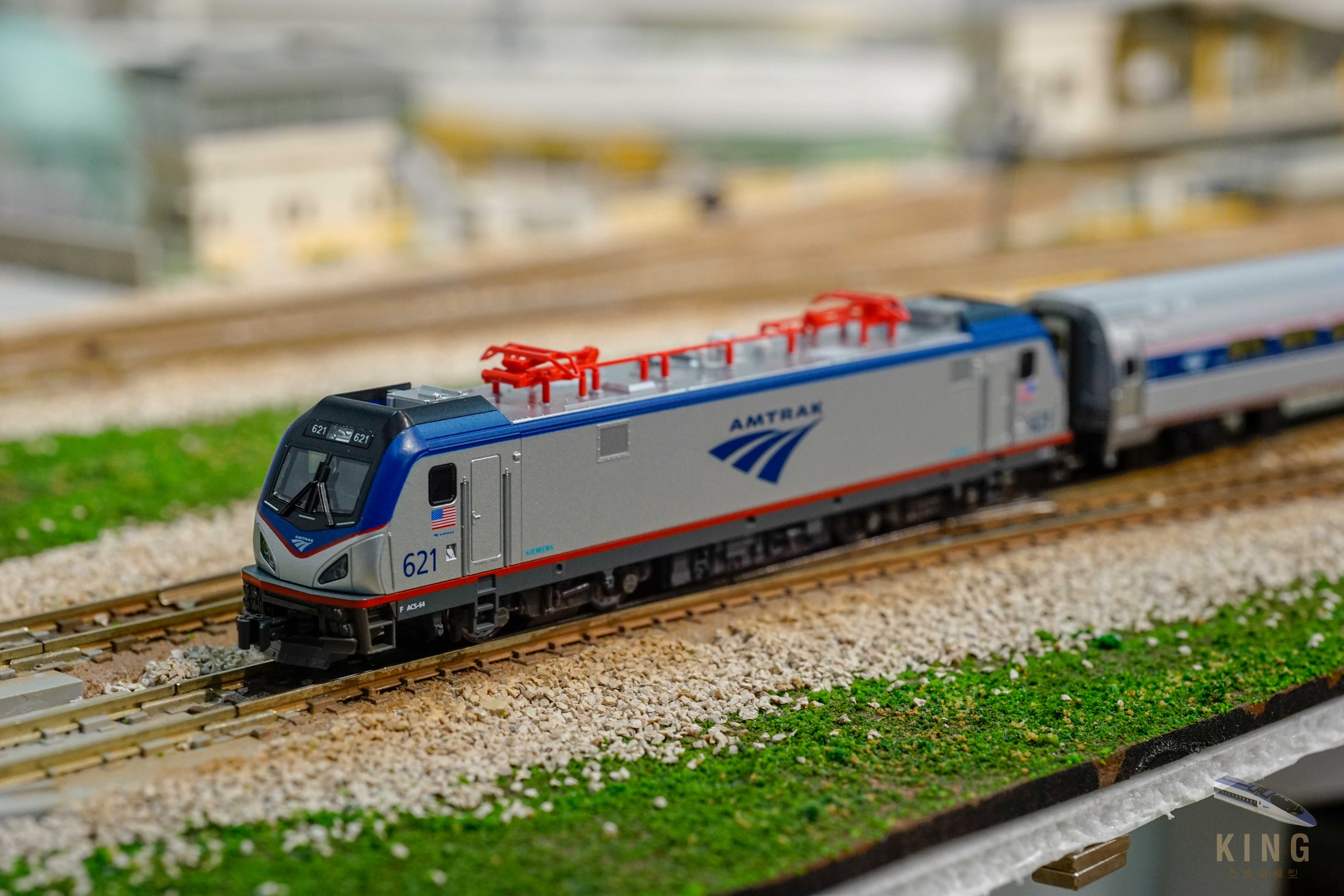 KATO ACS64 106-8001 106-8002 ｜ Amtrak ACS-64 and Amfleet I Phase VI Coash & Cafe